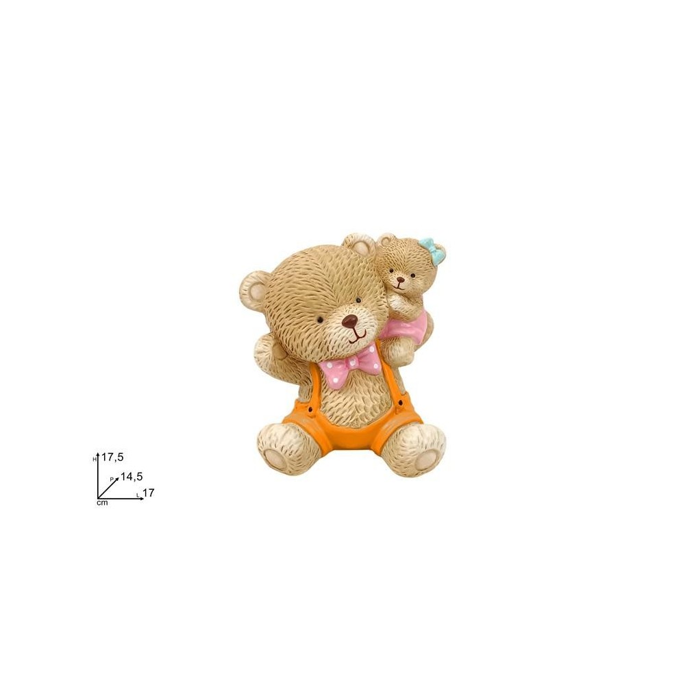 FAMIGLIA ORSETTI SEDUTI 17,5 CM